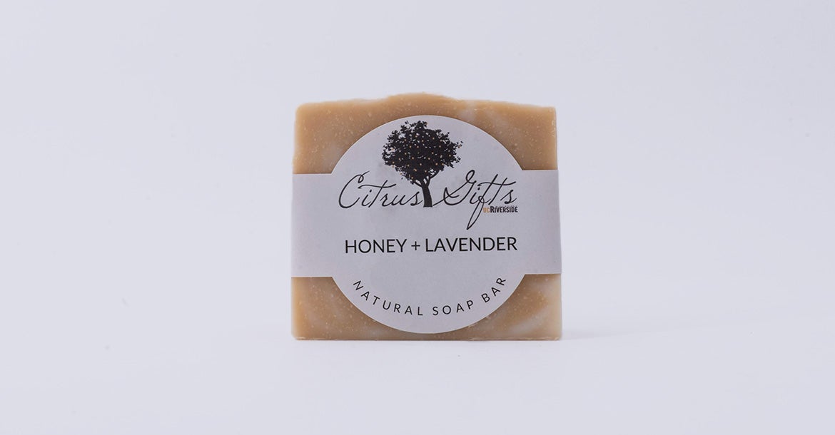 Honey + Lavender Natural Soap Bar
