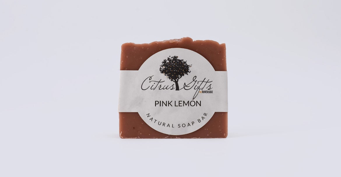 Pink Lemon Natural Soap Bar