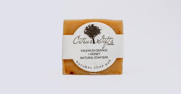 Valencia Orange + Honey Natural Soap Bar