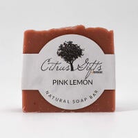 Pink Lemon Natural Soap Bar