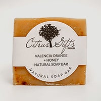Valencia Orange + Honey Natural Soap Bar